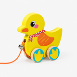Nachziehbares Holzauto mit Tiermotiv – Montessori-Lauflernspielzeug Miniaturansicht 4