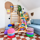 Rainbow Confetti Stacking Stones & Balance Board Set thumbnail 5