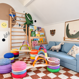 Rainbow Confetti Stacking Stones & Balance Board Set thumbnail 6