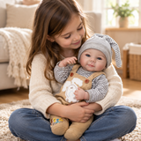 Reborn Baby Doll, 20-Inch Soft Vinyl with Movable Body, Gift Box Included thumbnail 1