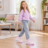 Kids LED Light-Up Roller Sneakers – Wheeled Trainers thumbnail 4