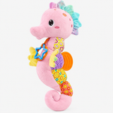 Hochet en peluche froissable Hippocampe, jouet musical doux, 0-12 mois miniature 4