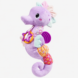 Hochet en peluche froissable Hippocampe, jouet musical doux, 0-12 mois miniature 2