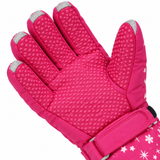 Girls Waterproof Ski Gloves, Thick Warm Snow Mittens for Kids 5-8 Years thumbnail 5