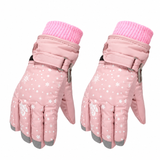 Girls Waterproof Ski Gloves, Thick Warm Snow Mittens for Kids 5-8 Years thumbnail 2