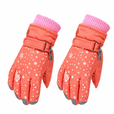 Girls Waterproof Ski Gloves, Thick Warm Snow Mittens for Kids 5-8 Years thumbnail 4