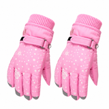 Girls Waterproof Ski Gloves, Thick Warm Snow Mittens for Kids 5-8 Years thumbnail 3