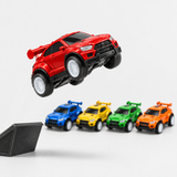 Pull-Back Diecast Stunt Cars – Flip & Jump Toy Set of 5 miniatura 4