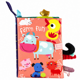 Crinkle Sensory Cloth Book with Textured Tail for Babies thumbnail 3