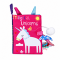 Crinkle Sensory Cloth Book with Textured Tail for Babies