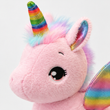 Soft Plush Unicorn Toy, Rainbow Dream Cuddly Pillow for Kids thumbnail 4