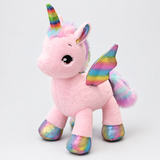Soft Plush Unicorn Toy, Rainbow Dream Cuddly Pillow for Kids thumbnail 3