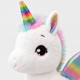 Soft Plush Unicorn Toy, Rainbow Dream Cuddly Pillow for Kids thumbnail 2