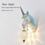 Unicorn Wall Lamp for Kids Room & Nursery Night Light thumbnail 2