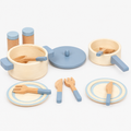 Houten speelgoedkeukengerei-set voor kinderen