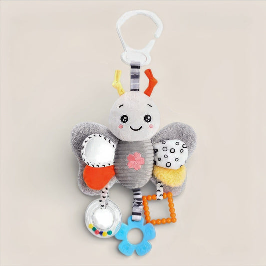 Soft fabric baby cot mobile, butterfly design