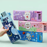 Double Layer Pencil Case with Calculator thumbnail 5