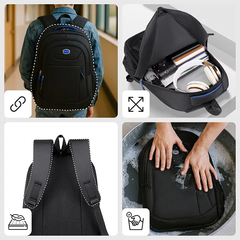 Kids ergonomic school backpack side and strap detail