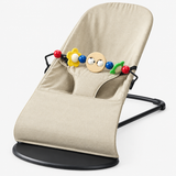 Transat pliable pour bébé avec arche de jeux, balancement à 3 vitesses, 0-10 mois miniature 5