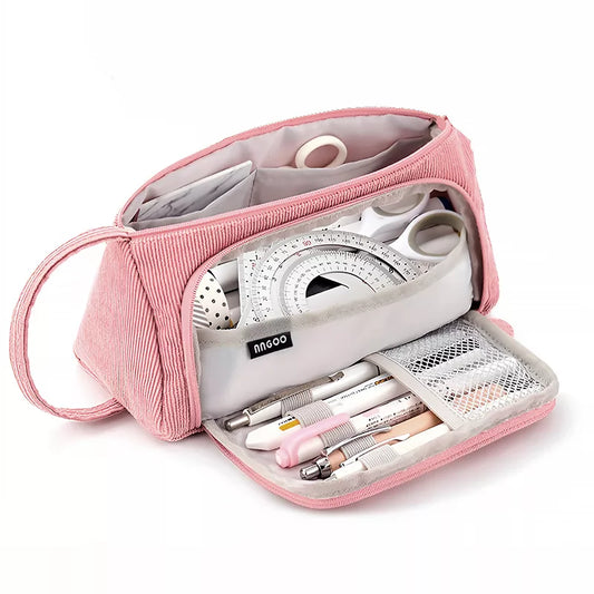 Large pencil case with compartments main view