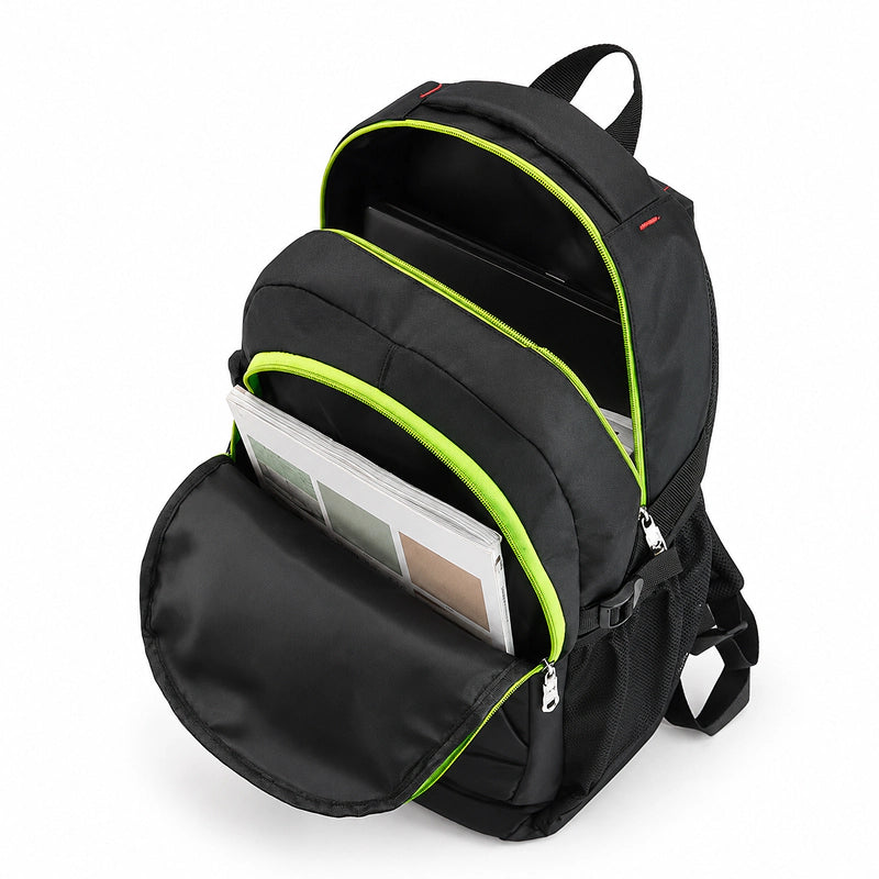 Oxford school backpack side view