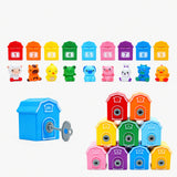 Wooden Farm Animal Train Toy Set thumbnail 3