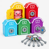 Farm Animal Train Sorting & Counting Montessori Toy miniatura 4
