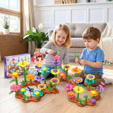 Flower Garden Building Blocks Set – Creative Stacking Toy Miniaturansicht 2