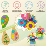Flower Garden Building Blocks Set – Creative Stacking Toy Miniaturansicht 5