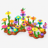 Flower Garden Building Blocks Set – Creative Stacking Toy Miniaturansicht 1