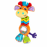 Giraffe Plush Baby Rattle, Soft Sensory Toy with Easy-Grip Handle thumbnail 1