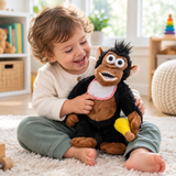 Magnetisches Füttern-Gorilla-Plüschtier – Interaktives Bananen-Spielset Miniaturansicht 6