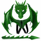 Set costume da cosplay drago - maschera, ali e coda miniatura 5