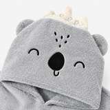 Koala Hooded Baby Bath Towel – Grey thumbnail 4