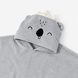 Koala Hooded Baby Bath Towel – Grey thumbnail 1