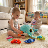 Ocean Friends Sensory Plush Discovery Set – 7-Piece Toy Miniaturansicht 2