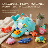 Ocean Friends Sensory Plush Discovery Set – 7-Piece Toy Miniaturansicht 3