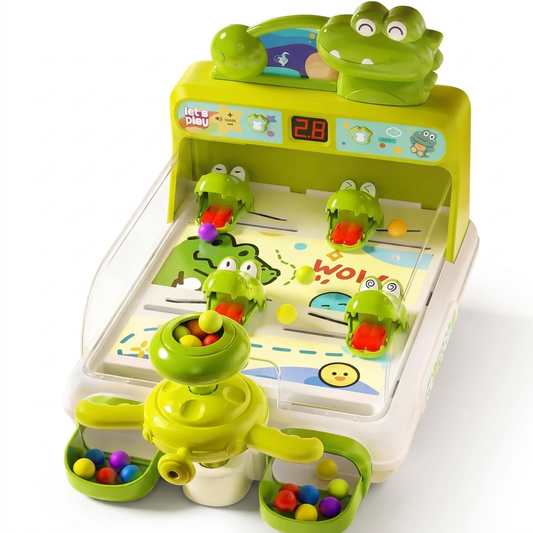 Crocodile pinball arcade game for kids, main view