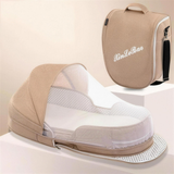 Foldable Baby Travel Bed with Mosquito Net thumbnail 1