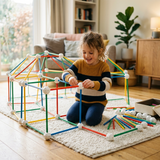 Kids Fort & Tent Building Kit – Indoor & Outdoor Construction Set thumbnail 5