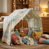Kids Fort & Tent Building Kit – Indoor & Outdoor Construction Set thumbnail 2