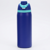 Insulated Water Bottle with Built-In Straw thumbnail 6