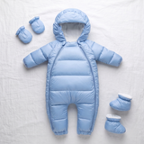 Hooded Baby Snowsuit | Warm Winter One-Piece for Infants thumbnail 3