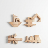 100-Piece Wooden Building Blocks Set | Creative Educational Toy thumbnail 6