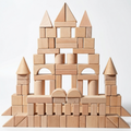 100-Piece Wooden Building Blocks Set | Creative Educational Toy
