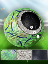 Glow-in-the-Dark Football | Hand-Stitched Night Play Ball thumbnail 4