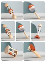 Montessori Wooden Musical Instrument Set | Kids Music Toys thumbnail 3