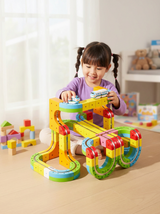 DIY Cube Track | Creative Build-Your-Own Train Set thumbnail 4