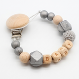 Personalised Dummy Chain | Custom Name Pacifier Clip thumbnail 2