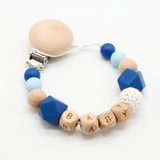Personalised Dummy Chain | Custom Name Pacifier Clip thumbnail 4